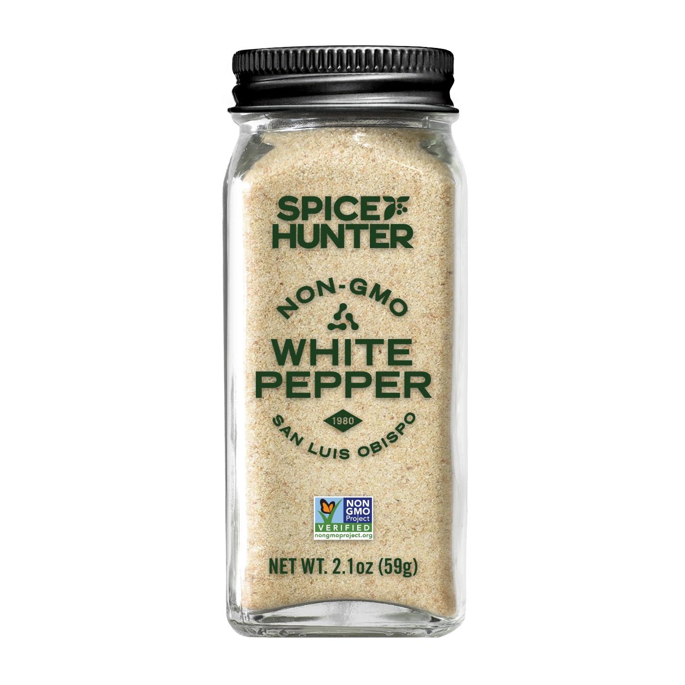 Spice Hunter Spice Hunter Muntock White Ground Pepper, 2.1 Ounce (Pack of 6)