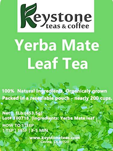 Keystone Teas & Coffee Yerba Mate Loose Leaf (1 Lb)
