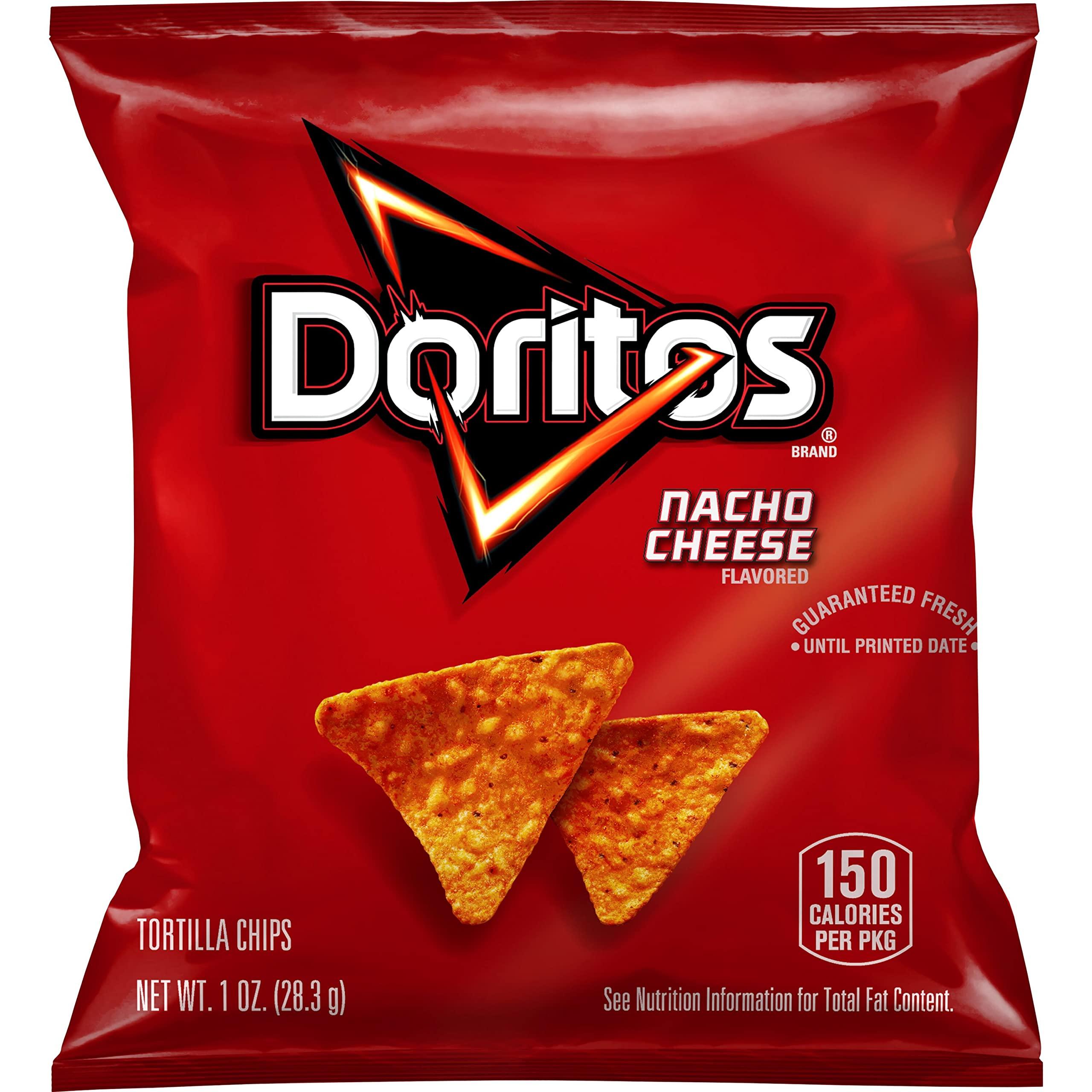 Frito Lay Frito-Lay Doritos Mix Variety Pack, Nacho Cheese & Cool Ranch, 1oz Bags (10 Pack)