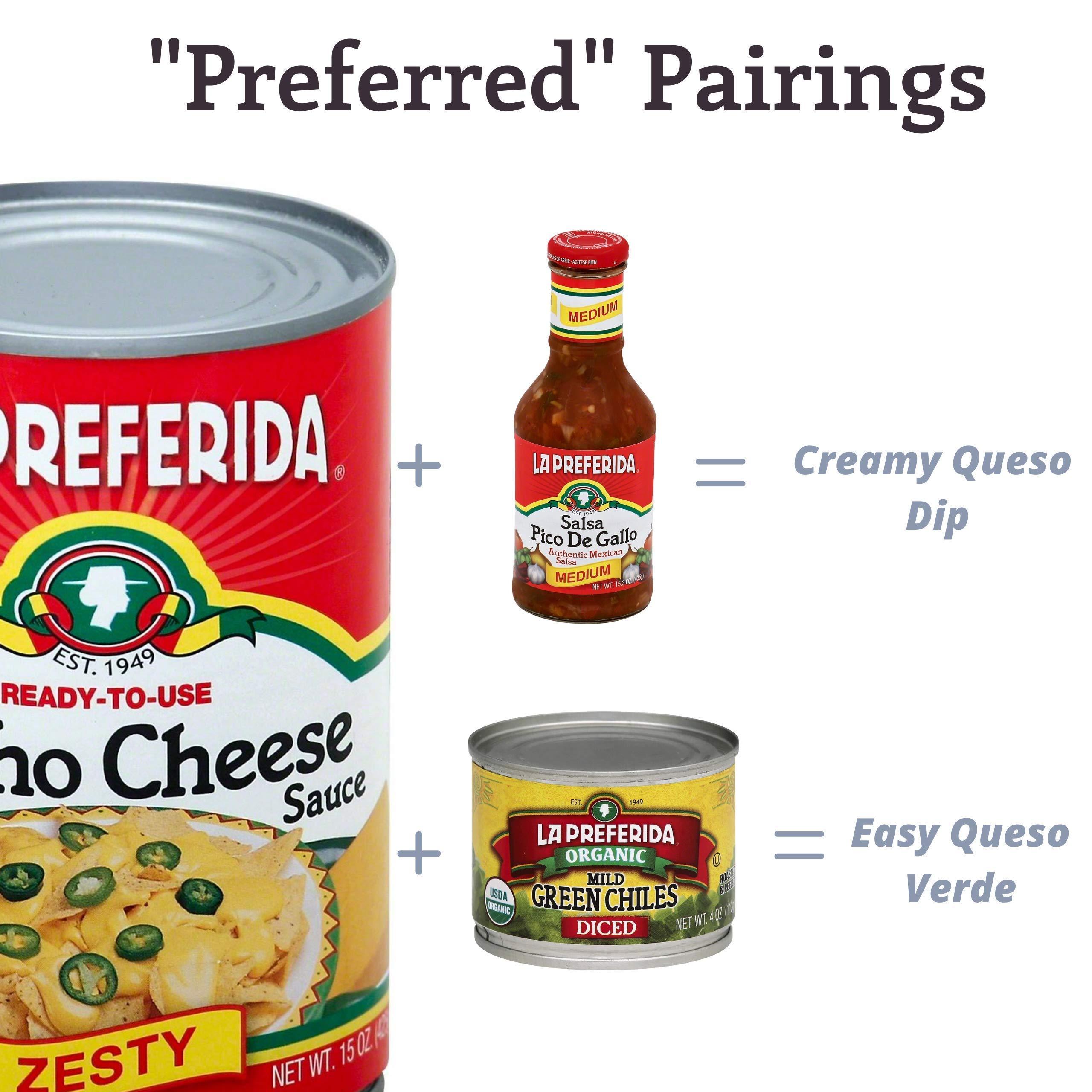 LA PREFERIDA La Preferida Nacho Cheese Sauce, 15 Ounce (Pack of 6)