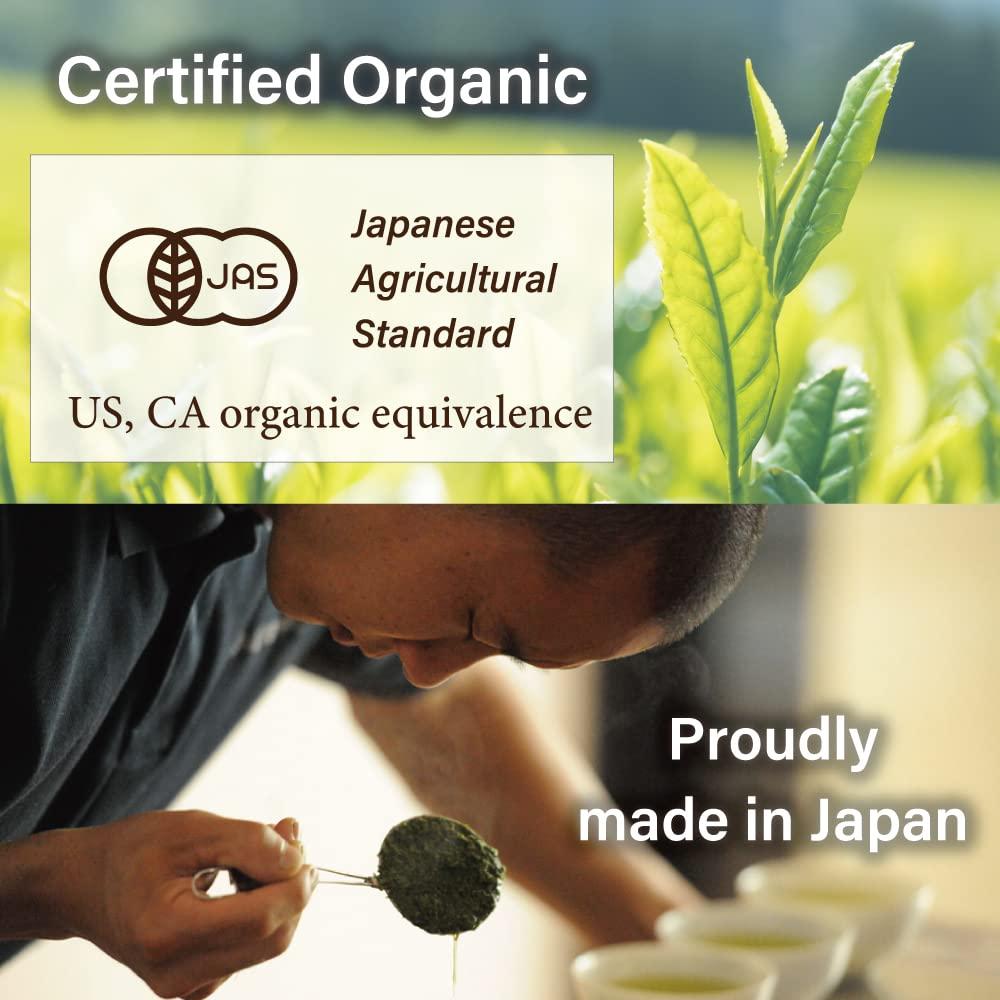 Japanese Tea KIMIKURA ORGANIC Hojicha Roasted Green Tea Powder [100g/3.5oz] Premium culinary grade from Shizuoka Japan | Japanese Tea KIMIKURA