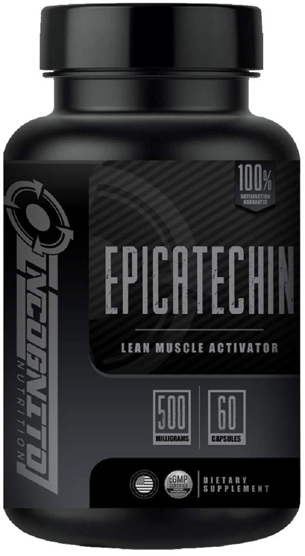 INCOGNITO NUTRITION INCOGNITO NUTRITION EPICATECHIN | Extra Strength | 500 MGS Per Serving x 60 Servings | Helps Promote Lean Muscle and Strength | Increase Protein Synthesis | May Reduce Myostatin (1)