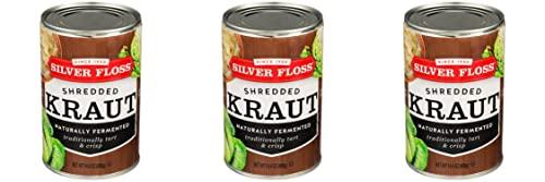 Silver Floss Silver Floss Shredded Kraut, 14.4 oz (408 g) (Pack of 3)