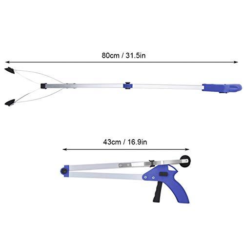 Pilipane Grabber Pick Up Tool , Garbage Picker , Trash Picker Grabber , Elderly Grab It Reaching Tool for Trash Pick Up , Litter Picker , Arm Extension (Blue) , Garbage Picker , Grabber Pick Up Tool , Trash Picker Ga