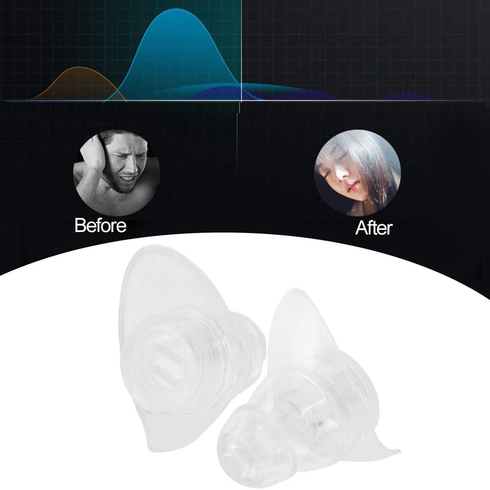 Sonew Sonew Ear Plugs Noise Reduction, High Fidelity 27dB Anti-Noise Earplugs Concert Music Festival Hearing (Ear Plugs +Box) (Clear)