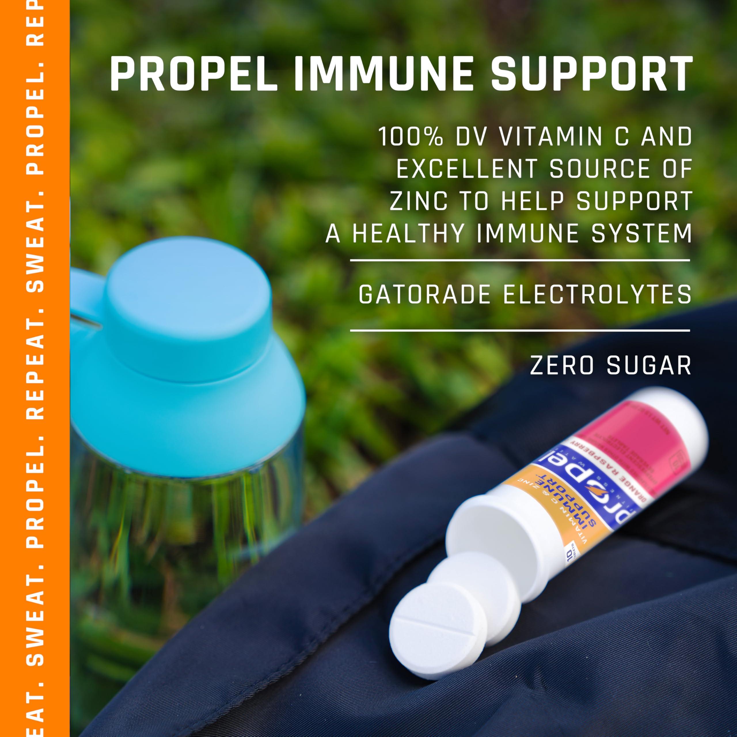 Propel Propel Immune Support Tablets, Orange Raspberry, Makes 16.9oz Fl Oz (Pack of 80)