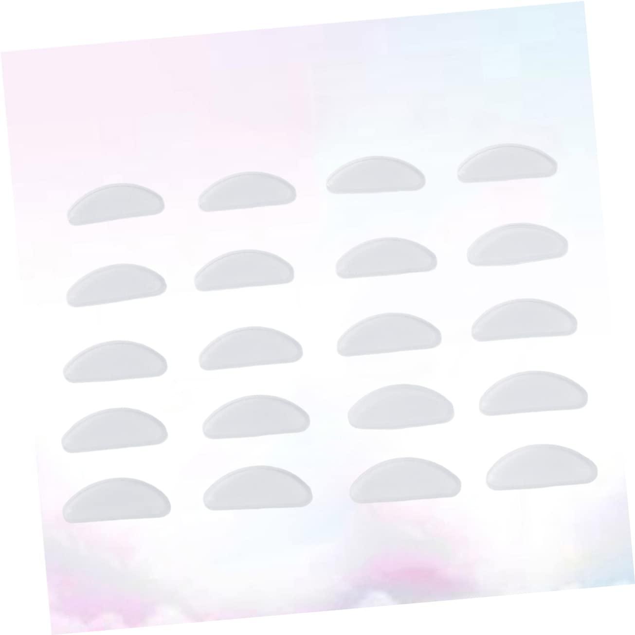 Healeved Healeved 30 Pairs Nose Pads Sunglasses Accessories Eyeglass Accessories Glasses Lift Pads Eyeglass Comfort Pads Glasses Nose Pad Lens Wipes for Glasses Eyeglass Cleaner Glasses Chain White