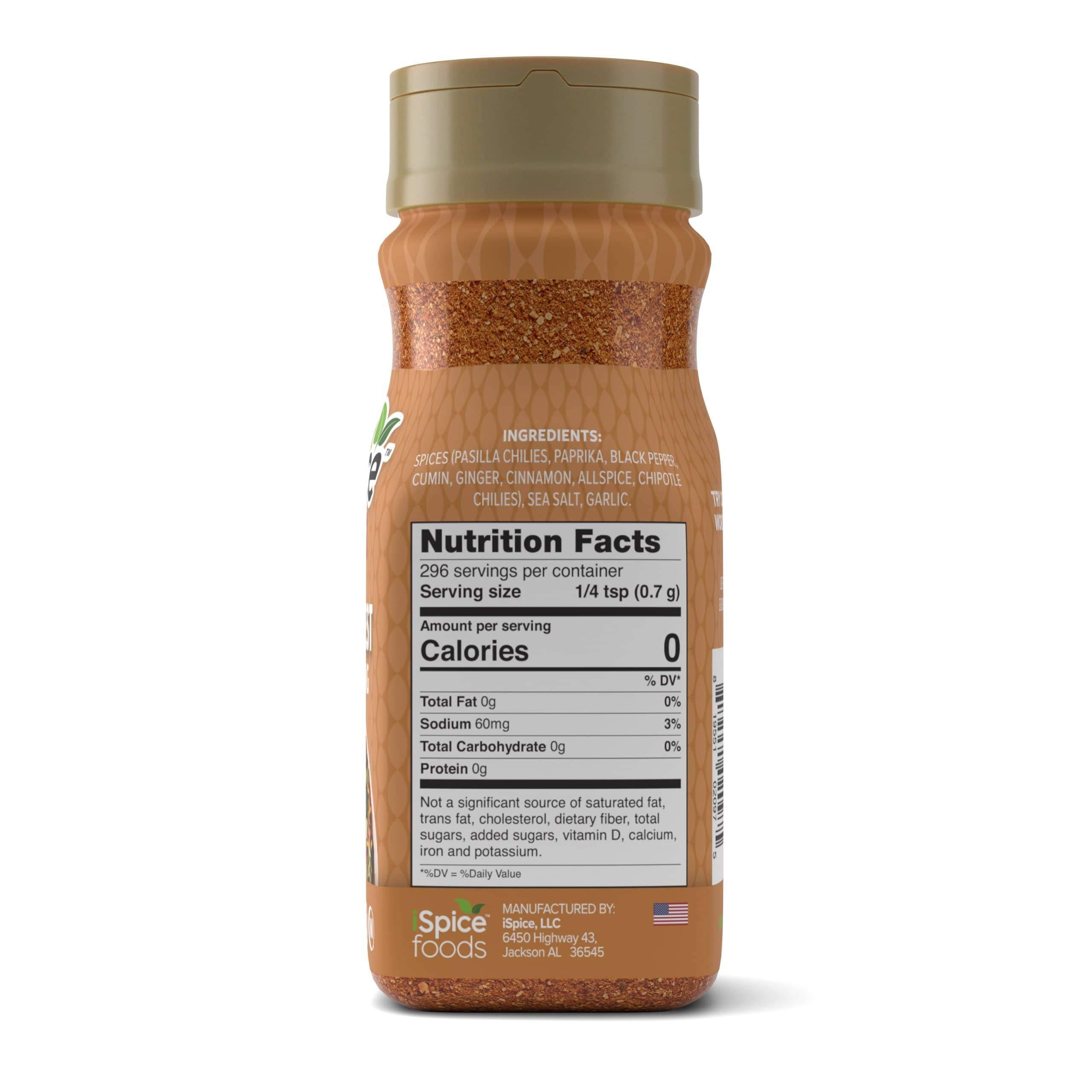 iSpice iSpice - SOUTHWEST SEASONING World Flavor Super Spice Blend | All Natural | Ready to use as is | No preparation is necessary