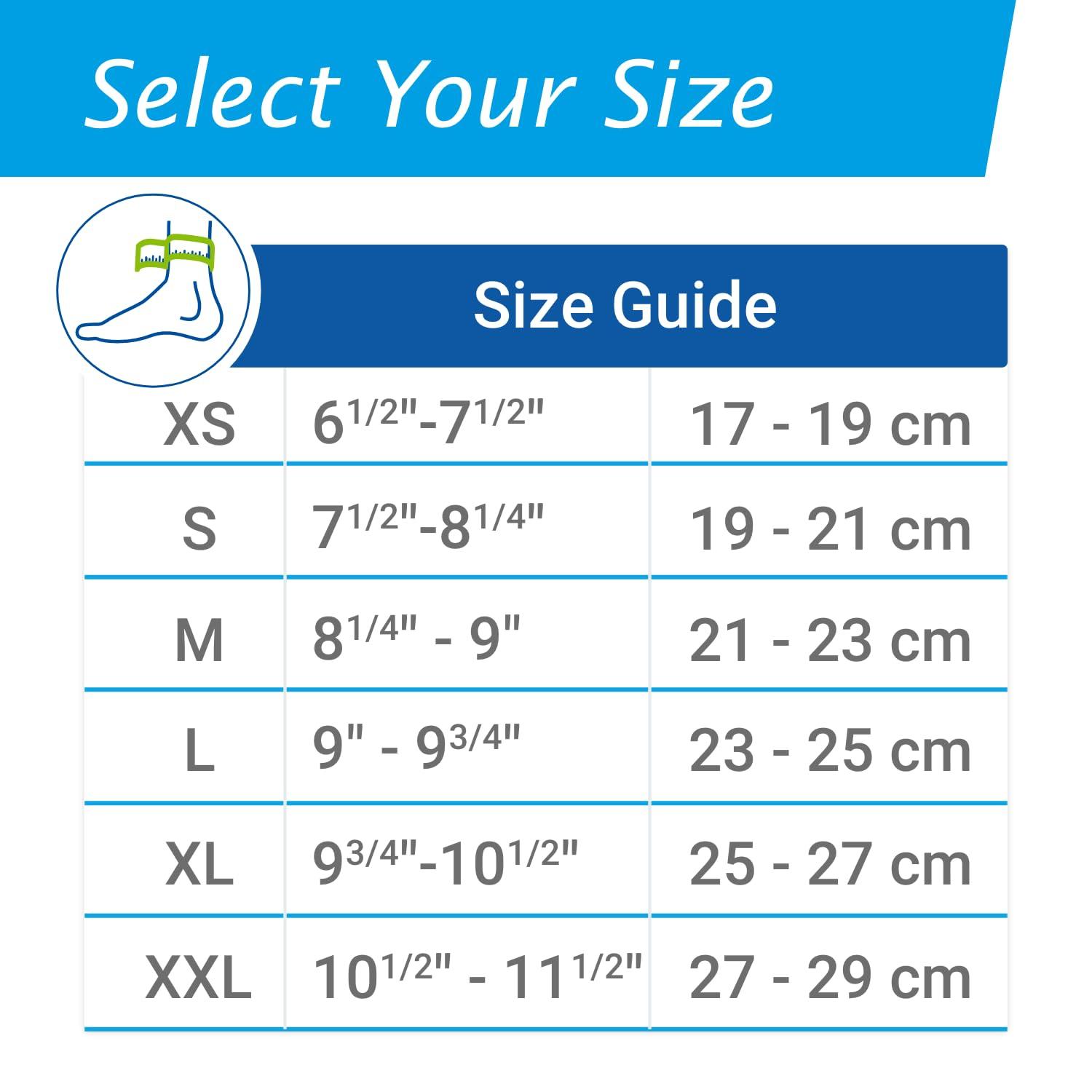 Actimove Actimove Professional Line TaloMotion Ankle Support for Ankle Sprains, Swelling, Chronic Ankle Instability Left Wear White, X-Large