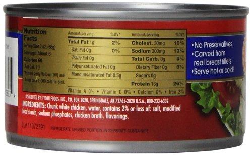 Tyson Tyson Chunk Chicken Breast, 12.5-Ounce Cans (Pack of 12)