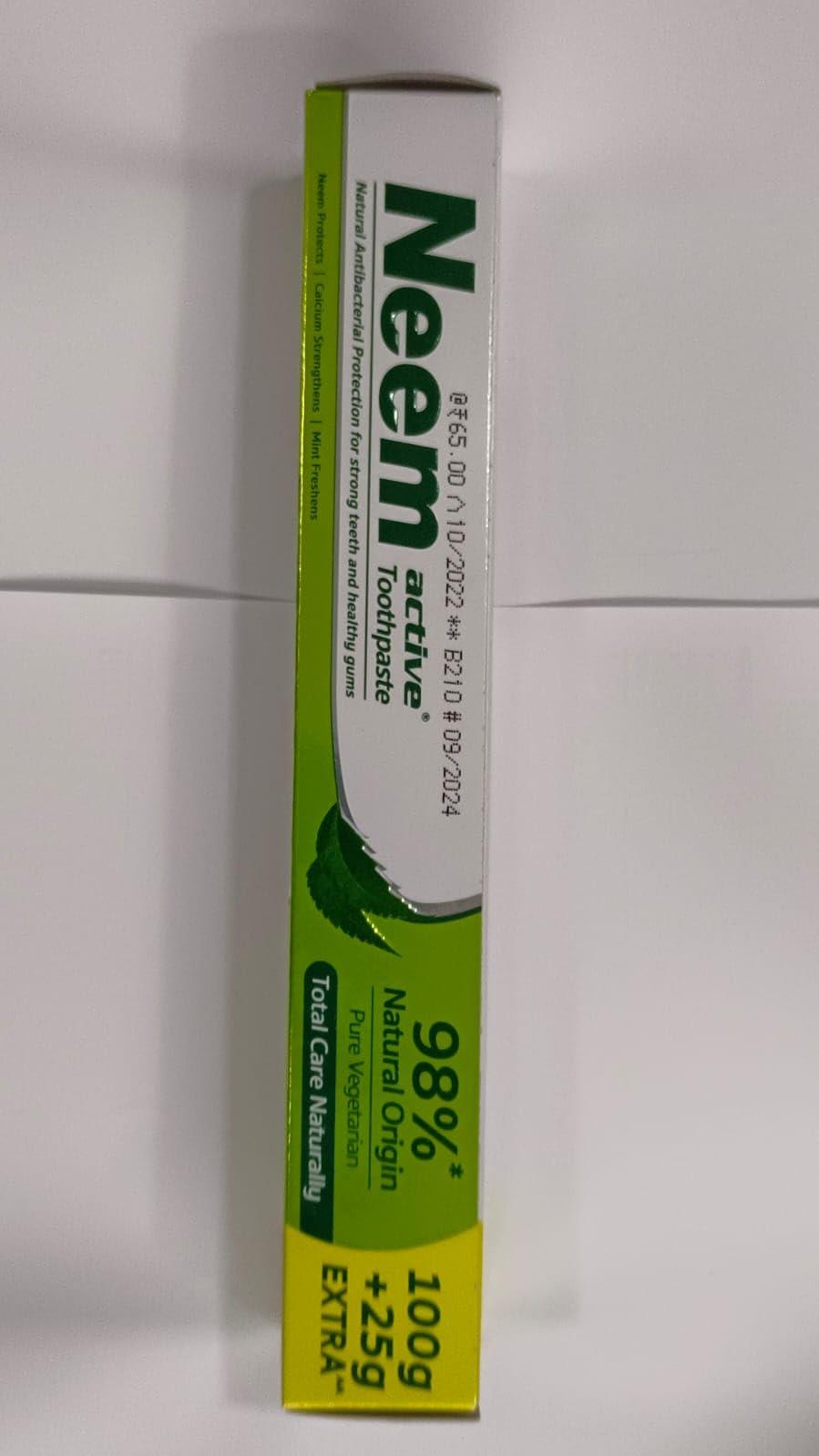 NEEM Neem Active Toothpaste 100 Grams Pack of 3
