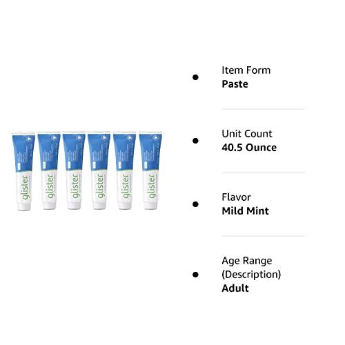 Glister Glister Multi-Action Fluoride Toothpaste 6.75 Ounce. (6-Pack)
