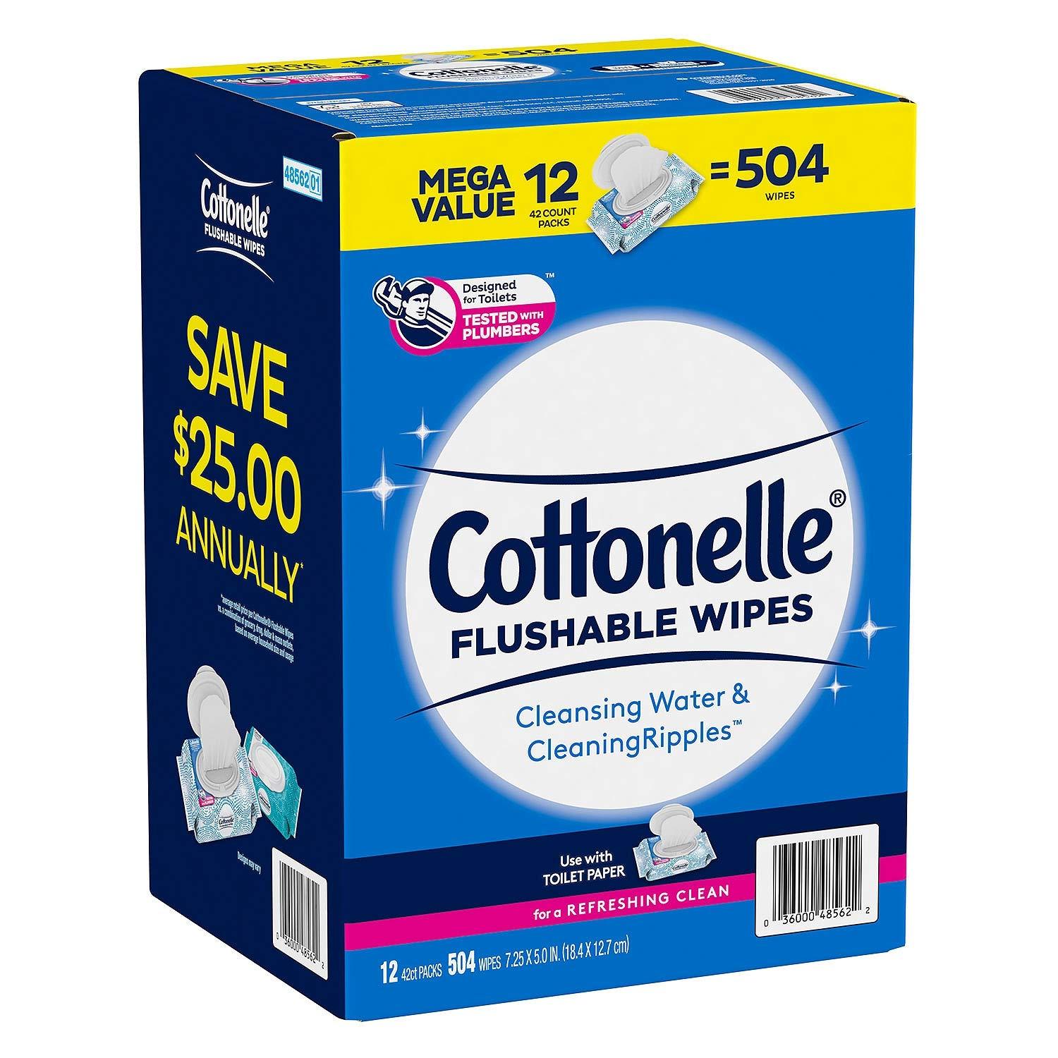 Cottonelle Cottonelle Flushable Wipes (504 ct.)