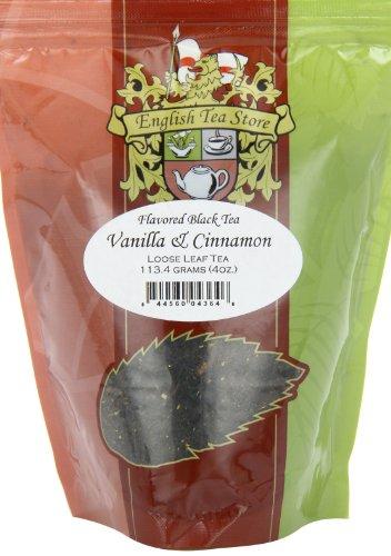 English Tea Store English Tea Store Loose Leaf, Cinna-Vanilla Flavored Black Tea, 4 Ounce