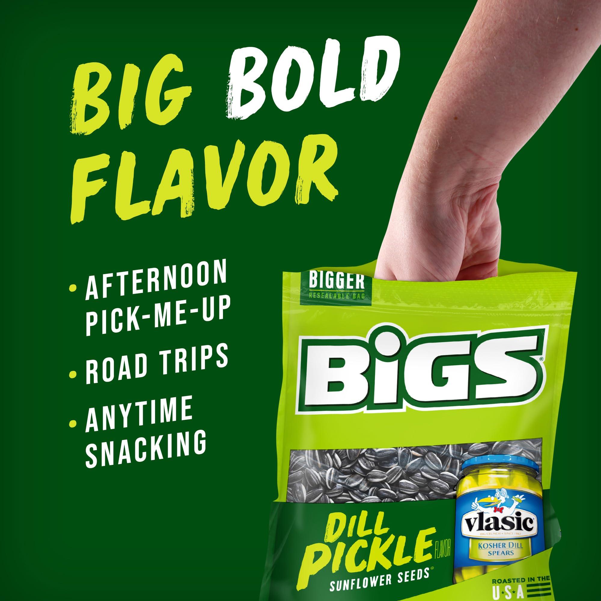 BIGS Bigs Vlasic Dill Pickle Sunflower Seeds, 16-Ounce (Pack of 2)