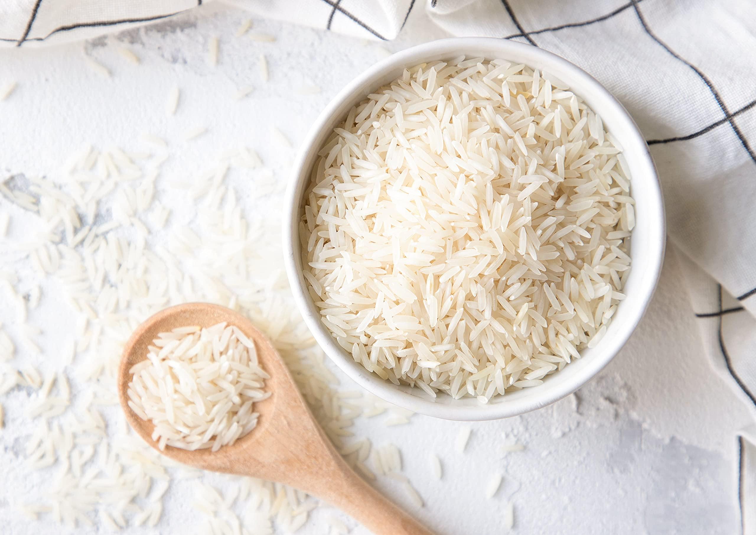 Food to Live Jasmine White Rice, 2 Pounds – Long-Grain, Raw, Vegan, and Kosher, Bulk. Fluffy Texture. Good Source of Protein and Folate. Perfect Side Dish. Great for Stir-Fried Vegetables, Stews, and Thai Curries