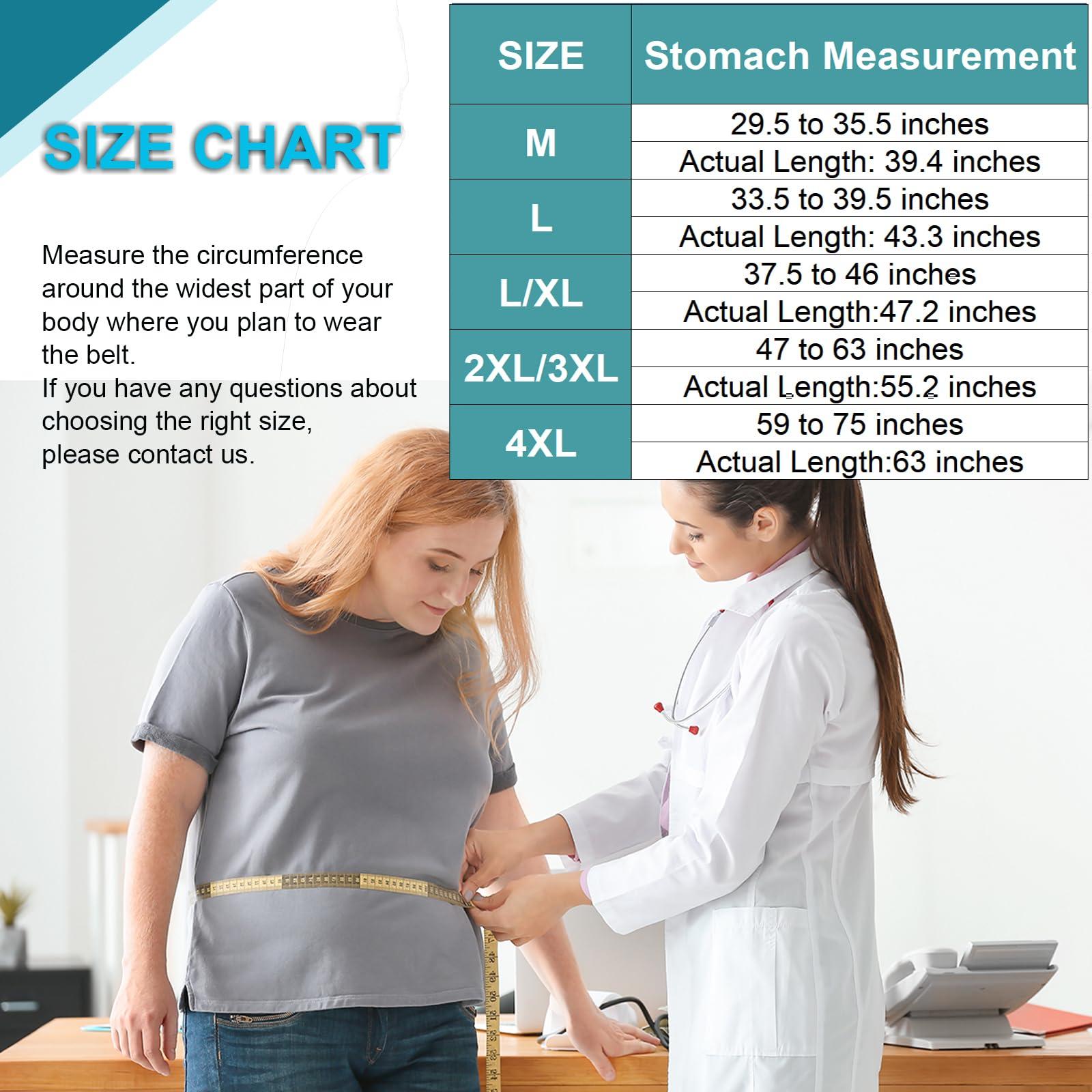 MAMODY Abdominal Binder Post Surgery Plus Size | Postpartum Belly Band Wrap | Post C Section Belly Binder | Stomach Compression Hernia Belt For Men or Women Hernia Surgery, Natural Birth, Abdominal Injuries,Hysterectomy (2XL/3XL)