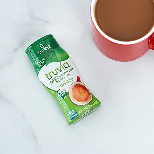 Truvia Truvia Organic Zero-Calorie Liquid Stevia Sweetener, fluid ounce bottle, Original flavor, 2.7 Fl Oz (Pack of 12)