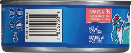StarKist StarKist Chunk Light Tuna in Water, 5 oz (1 Pack) Canned Tuna Fish, Wild Caught, Gluten Free, Ready to Eat, Perfect for Salads, Keto Meals and Snacks, with 20g Protein & 90 Calories Per Serving
