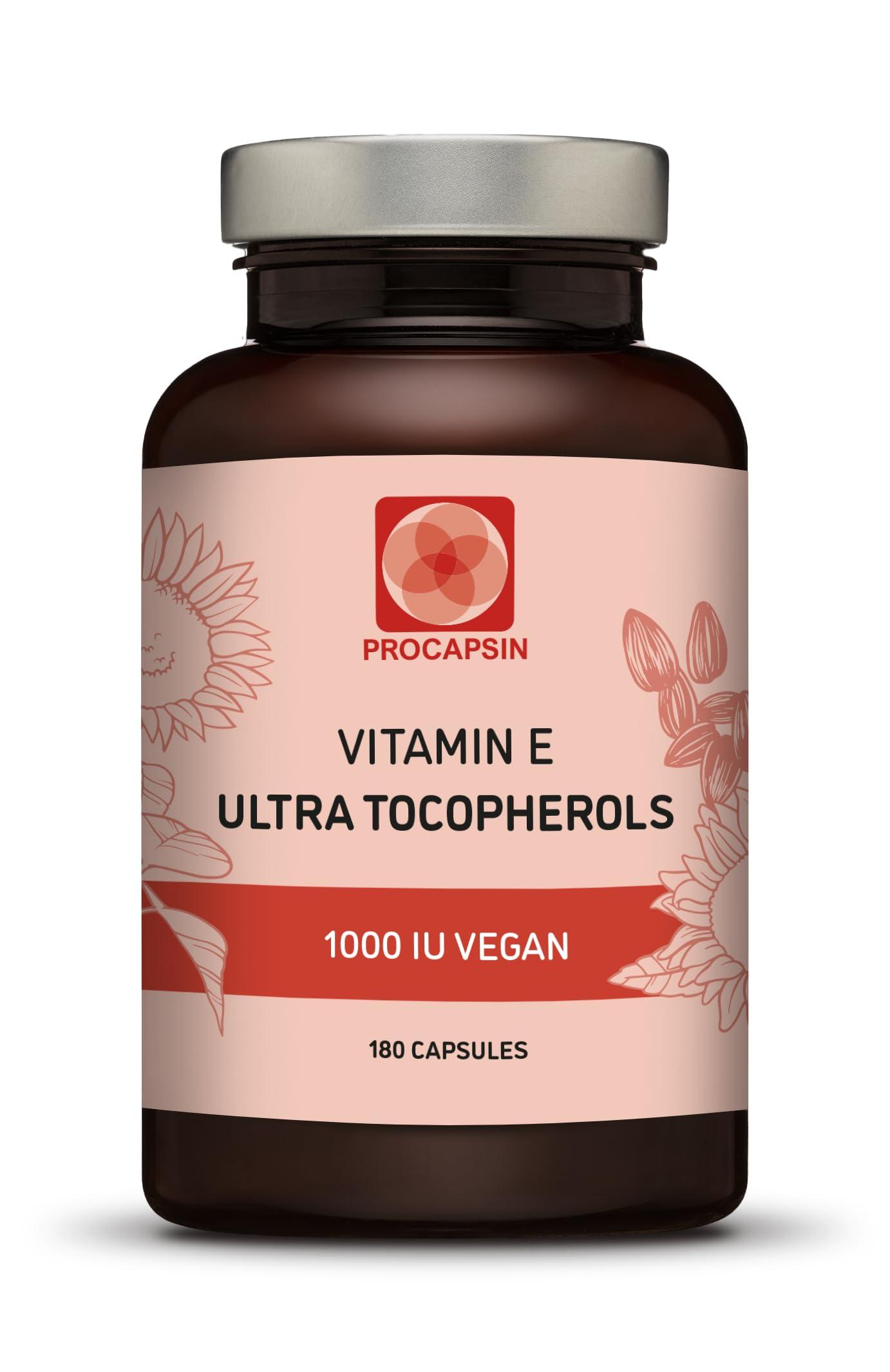 Kala Health Kala Health Vitamin E 1000 IU Ultra Tocopherol 450mg Vitamin E Vegan all 4 Tocopherols - Alpha Tocopherol + Beta Tocopherol + Gamma Tocopherol + Delta Tocopherol Unique d Alpha Tocopherol Vitamin E