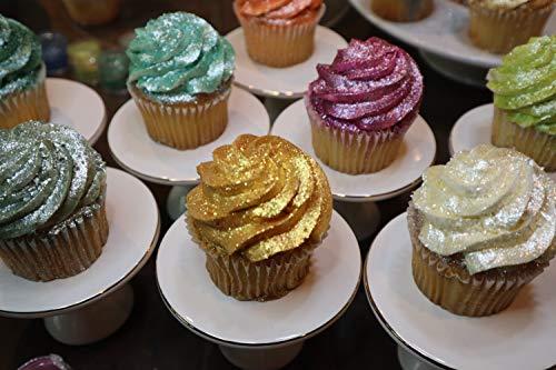 Bakell BAKELL Bright Gold Edible Glitter, 25 Grams | TINKER DUST Edible Glitter | KOSHER Certified | 100% Edible Glitter | Cakes, Cupcakes, Cake Pops, Drinks, Dessert Vegan Glitter & Dusts (25g, Bright Gold)