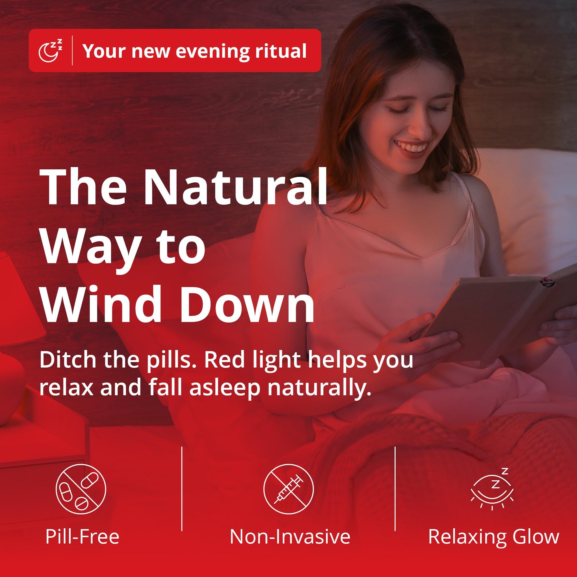 Gamma Light Therapy LLC Revive - 670nm - Red Light Bulb Sleep Therapy by Gamma - Melatonin Promoting Natural Sleep Aid
