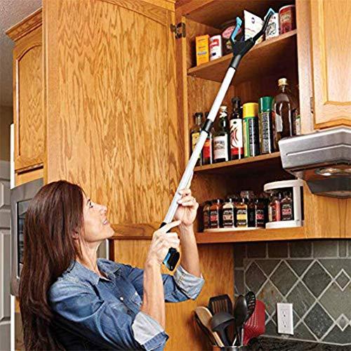 XEMZ Grabber Reacher Tool, 33" Foldable Extender Gripper Tool Claw Garbage Picker, Elderly Disabled Handicap Arm Extension Reaching Assist Tool, Ergonomic Heavy Duty Handle Trash Reacher Pick up Tool (2)