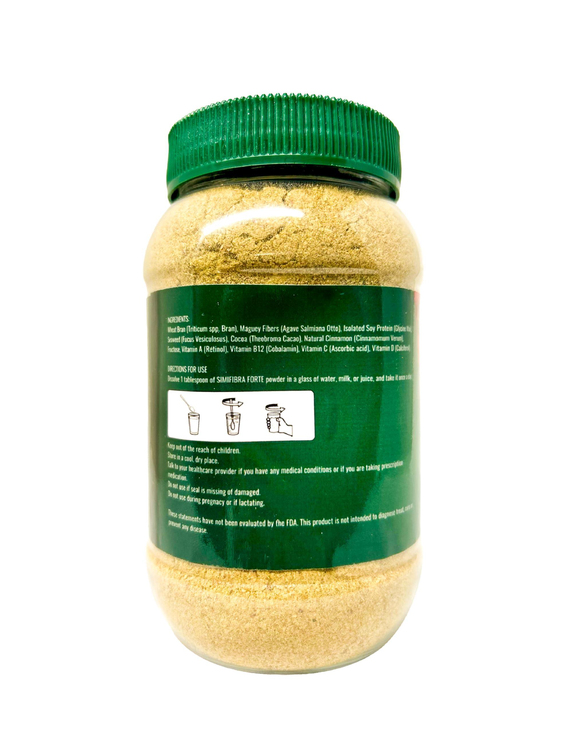 SIMIFIBRA FORTE SIMIFIBRA FORTE-(10.58 oz Suplemento Alimenticio- Polvo para preparar bebida con fibra