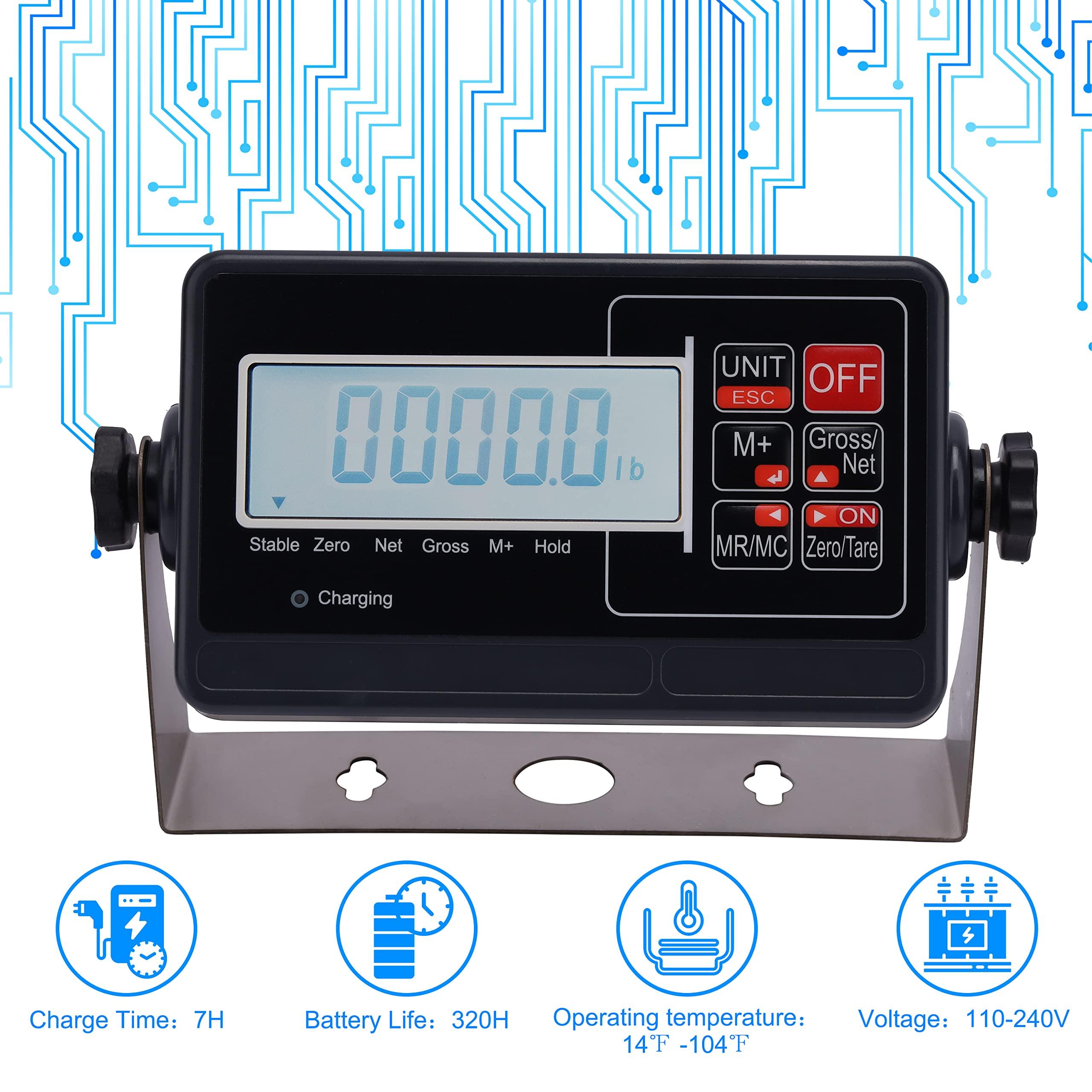 jwniuind Wheelchair Scale for home use 700x0.2b Digital Medical Scale with Dual Ramp