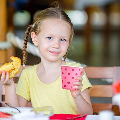 LITOPAK LITOPAK 540 Pack 5 oz Paper Cups, Pink and Blue Disposable Paper Cups, Paper Snack Cups, Water Paper Cups, Small Mouthwash Cups, and Mini Paper Cups for Home, Bathroom, Picnic, Party, and Events.