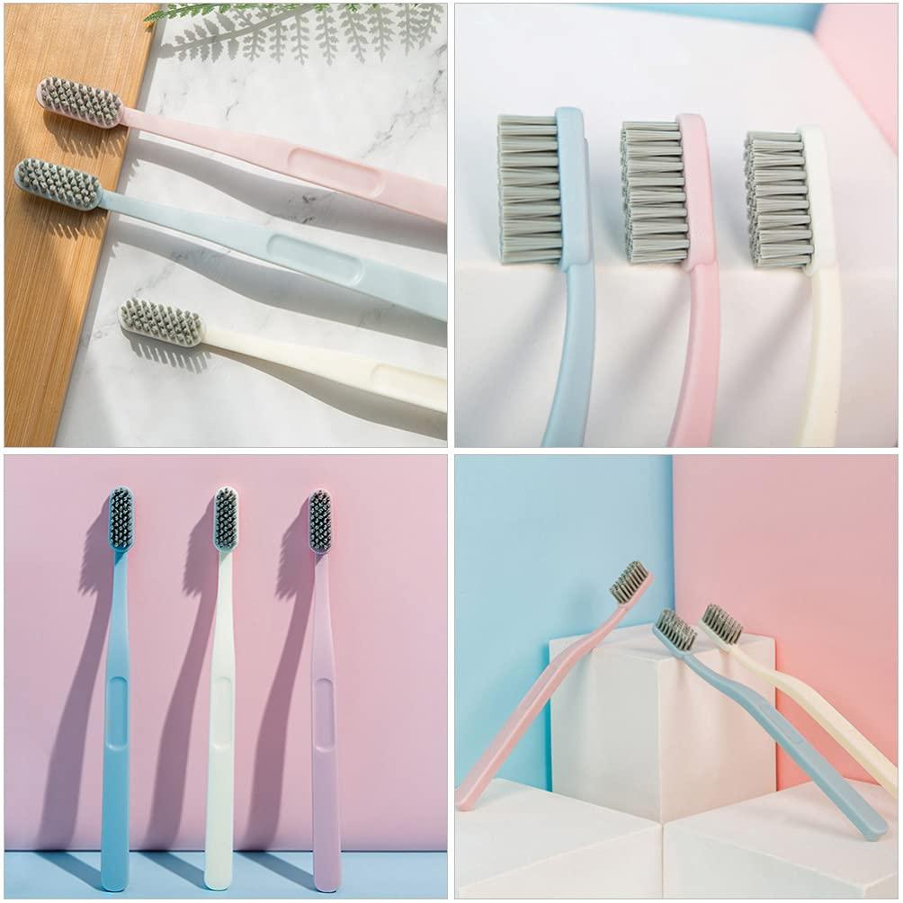 Healifty 6pcs Toothbrush Brush Oral Toothbruh Teeth Head Brush Tooth Cleaning Travel Kids Tooth Brush Baby Tooth Brush Tooth Brush for Kids Pp Child Big Brush Head Soft Brush