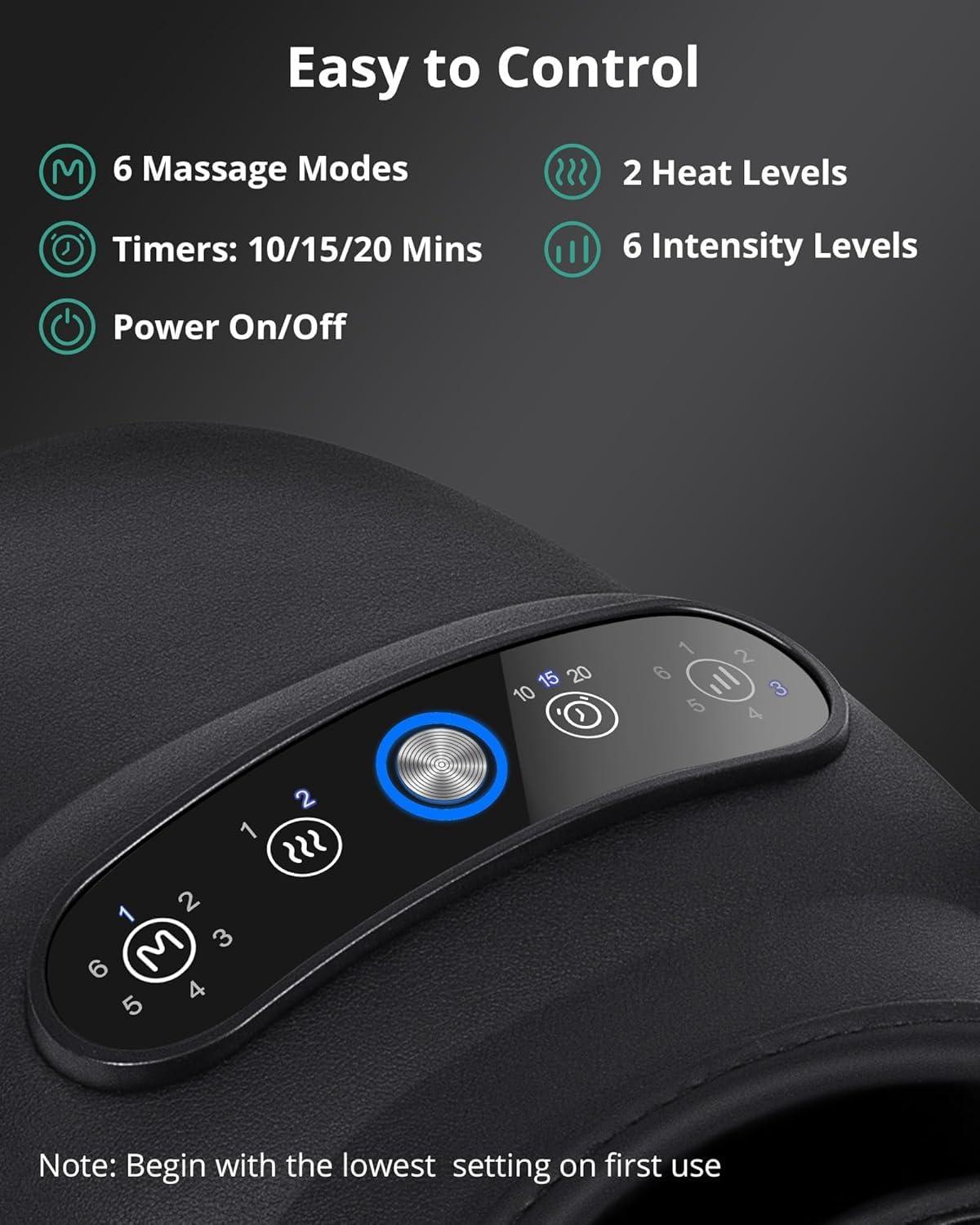 Medcursor Medcursor Hand Massager, FSA or HSA Eligible, Hand Massager with Heat and Compression for Carpal Tunnel and Stiff Joints, Pain Relief from Wrist to Palm and Finger, Gifts for Women Men (Cordless)