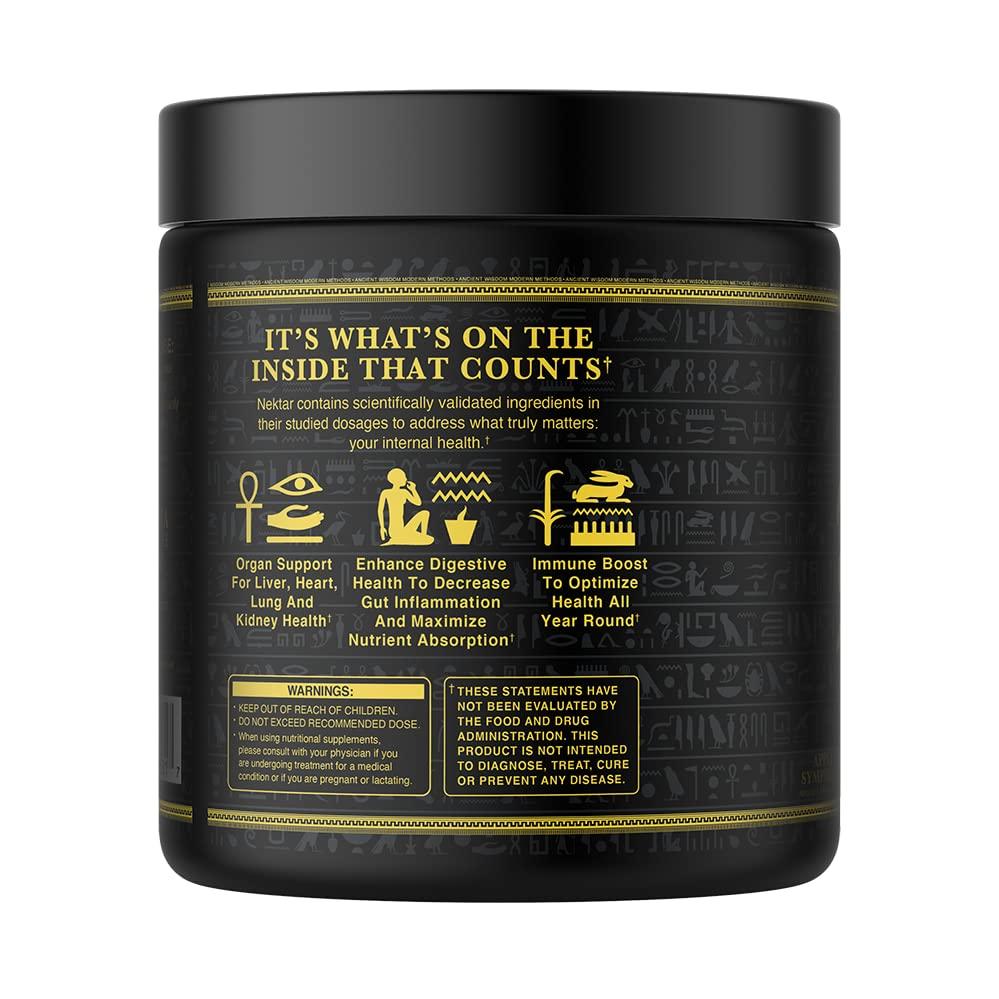 Ambrosia Ambrosia Nektar - Superfood Powder | Complete Health Supplement | Organ Support - Liver, Heart, Kidney Health | 30 Servings (Apple Symphony)