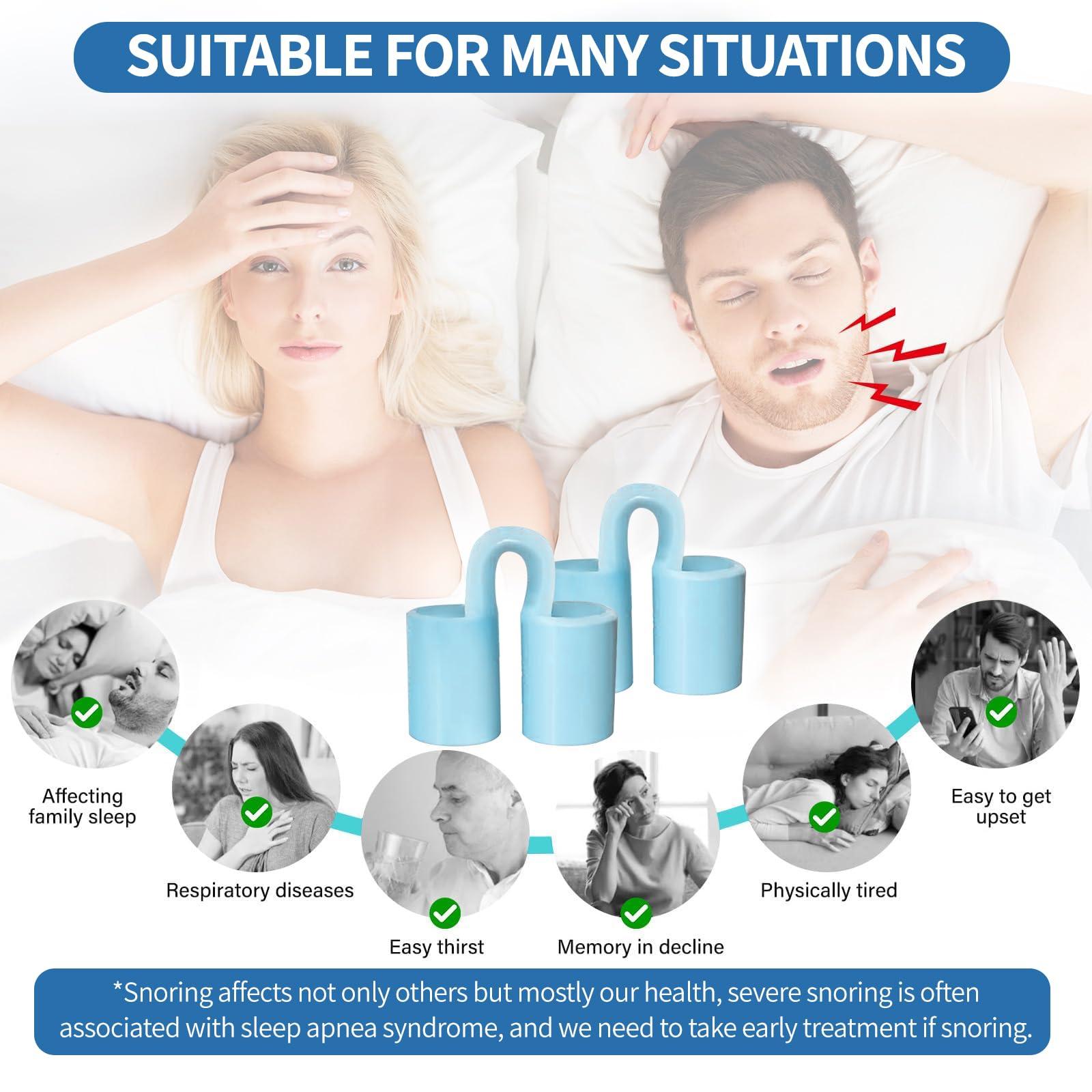 KinomiYa KinomiYa 8pcs Anti Snoring Nose Vents Device That Work, Anti Nose Vents for Snoring Devices, Snoring Devices for Men, Nose Opener for Breathing Sleep, Stop Snoring Devices That Work for Men