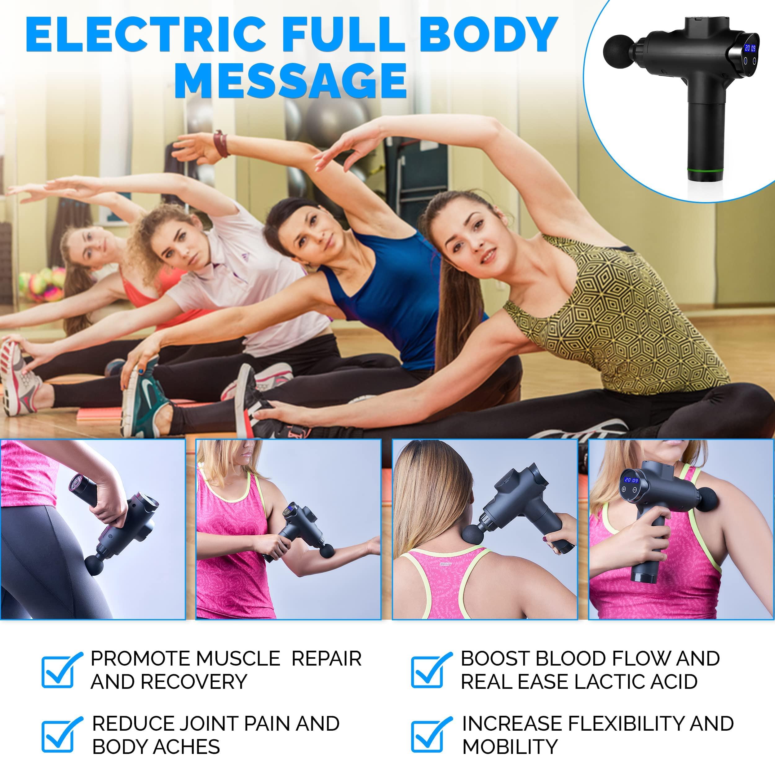 Generic Generic Massage Gun, Massager, Back Gun Deep Tissue, Muscle Percussion Tissue Hand Held Massager Special for Muscle, Neck, Shoulder, Pain Relief