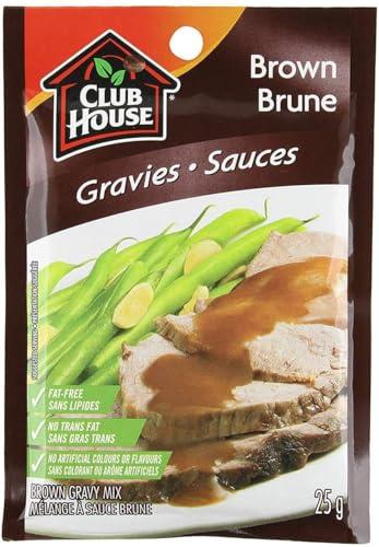 Club House (CLUC0) Club House, Brown Gravy Mix, (25g/1oz,) 12 pack {Imported from Canada}