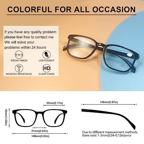OCCI CHIARI OCCI CHIARI XL Reading Glasses Men Large head Comfortable Readers 1.0 1.25 1.5 1.75 2.0 2.25 2.5 2.75 3.0 3.5 4.0 5.0 6.0(3.5x Black)