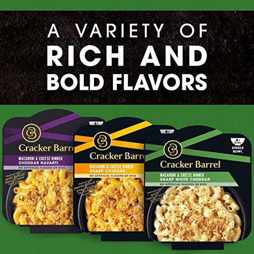 Cracker Barrel Cracker Barrel Sharp White Cheddar Mac & Cheese Single Bowl Dinner (3.8 oz Bowl)