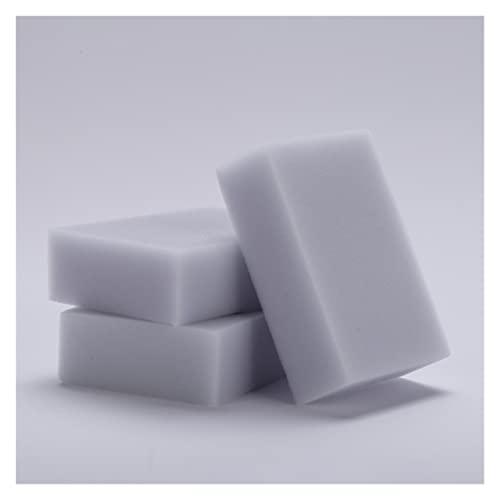 HIDIZ 200pcs/lot Gray Sponge Cleaning Kitchen Accessory 100 * 60 * 20mm (Color : 200pcs white)