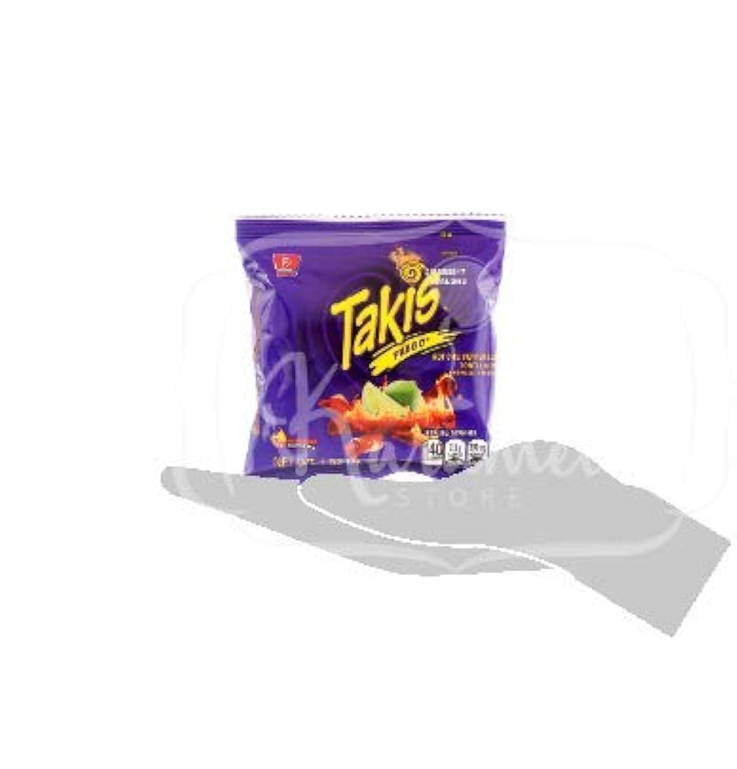 Takis Barcel Takis Mini Fuego Chili and Pepper Lime Tortilla Chips, 28 gm, (04010186)