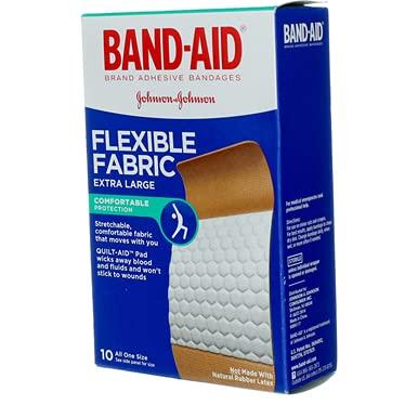 Band-Aid BAND-AID® Brand Flexible Fabric Bandages XL, 10 Count