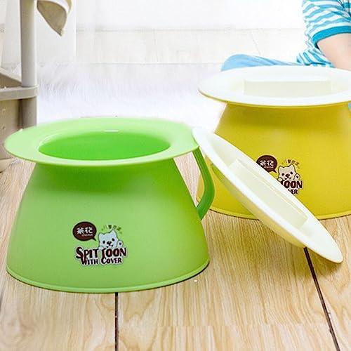 Healifty Healifty Kid Potty Kids Potty Spittoon with Cover Chamber Pot for Bedroom Home Chamber Pot Spittoon for The Elder Urine Bucket Bottle with lid Urine Pot Plastic Portable Child Night Urinal