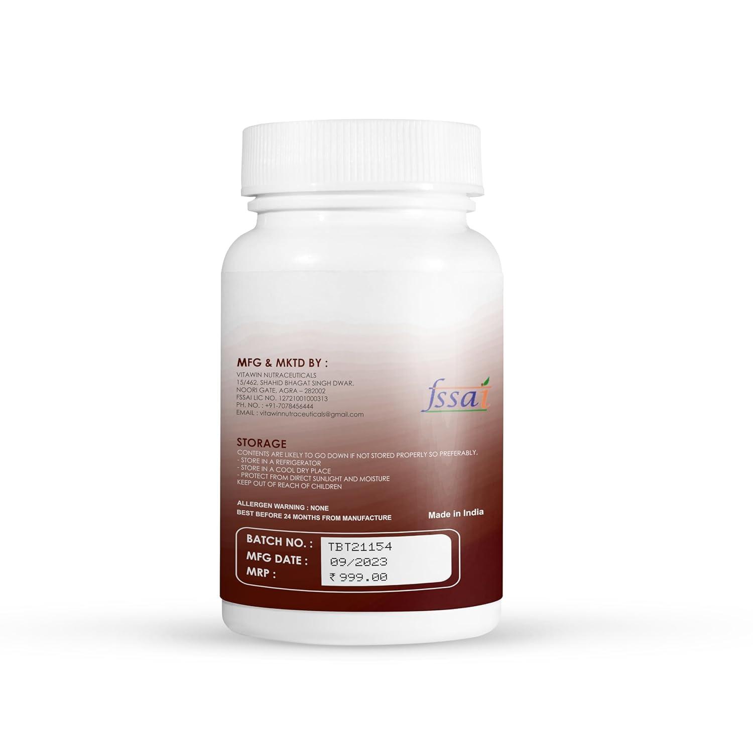 Generic Magnesium Oxide - 60 Veg Capsules,Support Muscles Health,for Both Men & Women