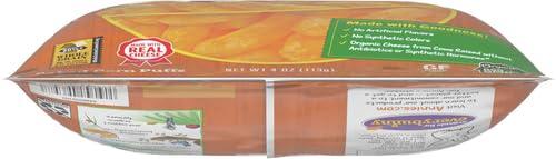 Annie's Homegrown Annie\'s Organic Cheddar Cheesy Smiles, Baked Corn Puffs, Gluten Free, 4 oz