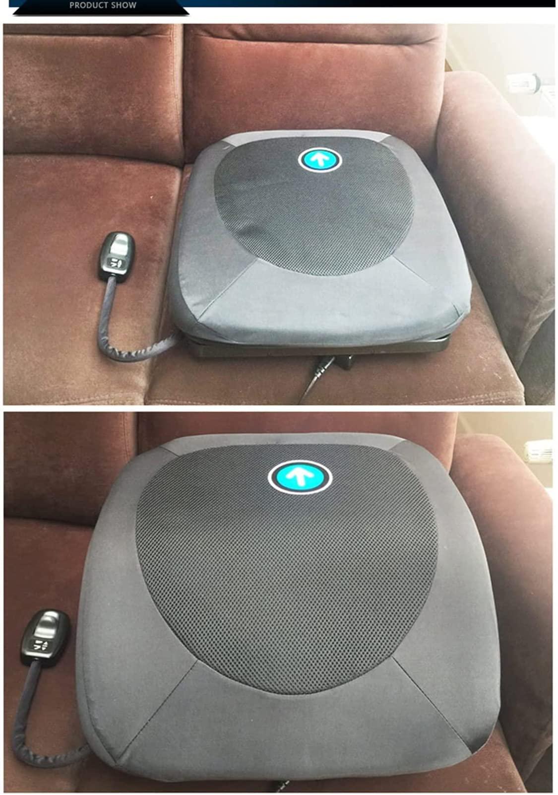 WJYLM Electric Uplift Seat Assist Cushion, Portable Lifting Assist Chair for Seniors & Disabled, Power Lifting Chair Cushion Lift Assist, Support Up to 300 Lbs