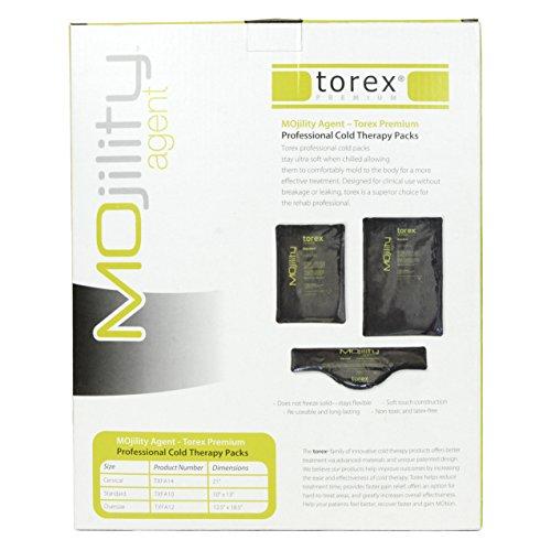Torex Torex TXFA12 Professional Cold Therapy Flat Pack Black Oversized - 12.5" x 18.5" (2 Pack)