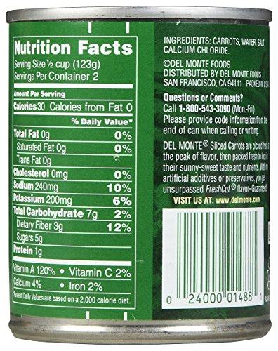 Del Monte Del Monte Fresh Cut Sliced Carrots, 8.5-oz. Can