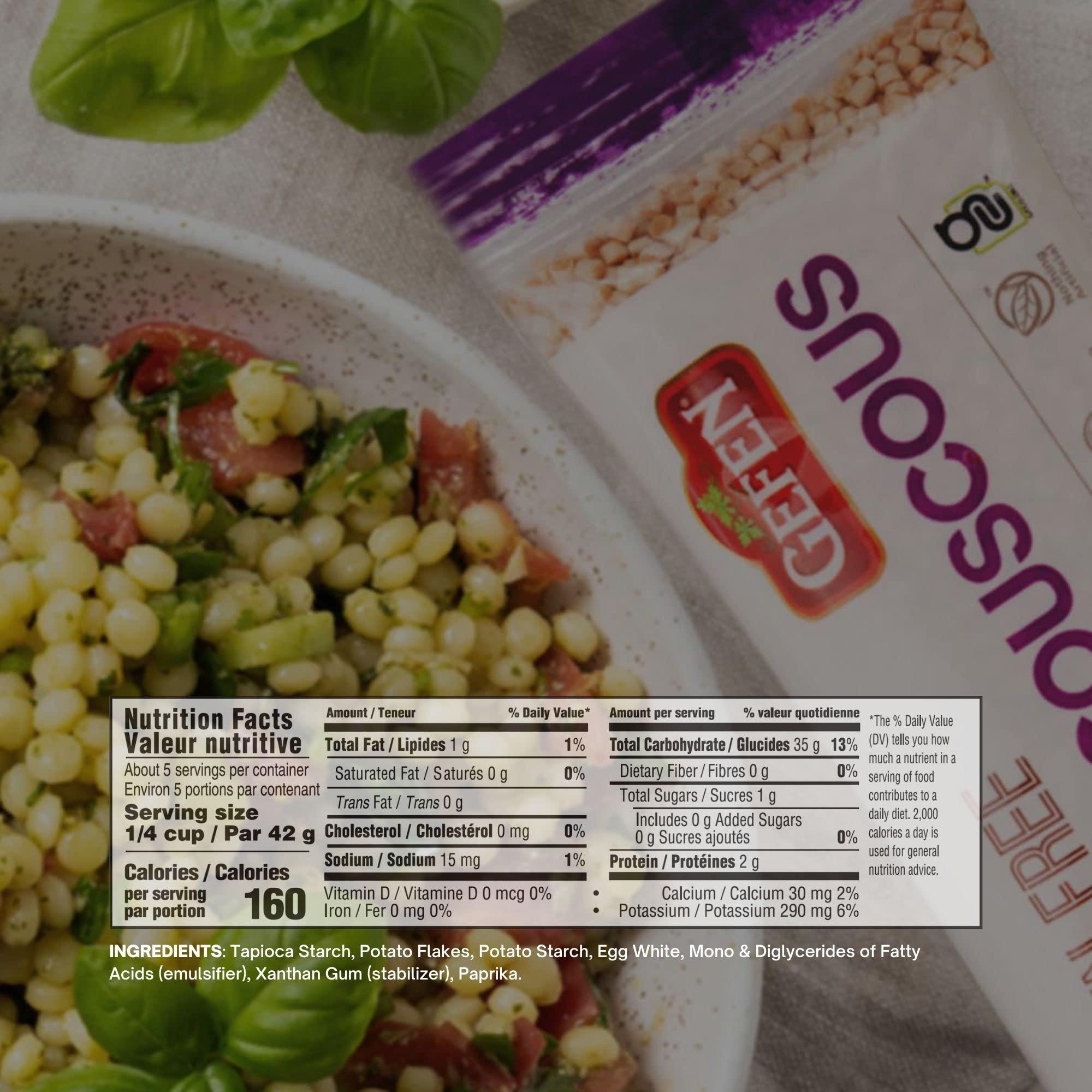 Gefen Gefen Gluten Free Israeli Pearl Couscous 7oz | Delicious, All Natural, Kosher for Passover