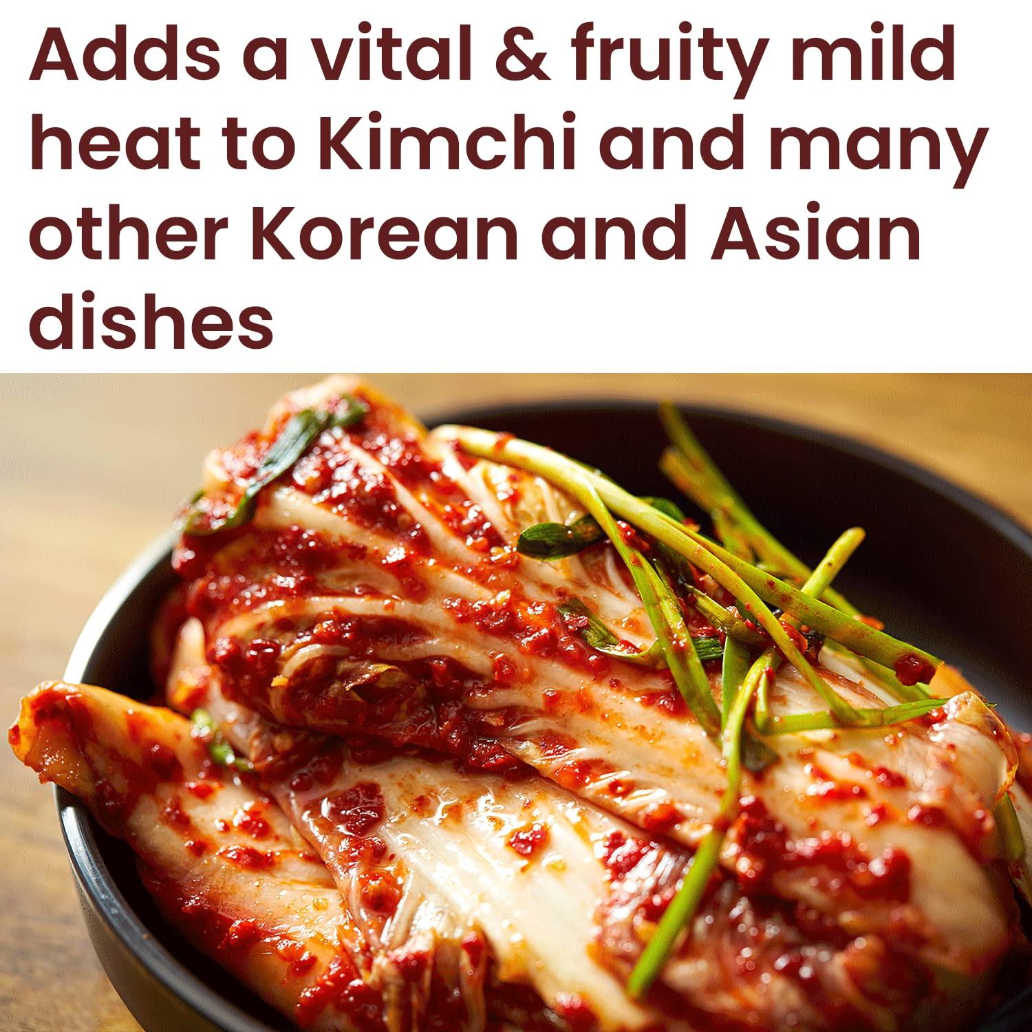 The Spice Way The Spice Way Gochugaru korean red pepper flakes - 8 oz – Premium Quality red pepper flakes & All-Natural Seasoning - Perfect Ingredient for Kimchi, Stir-Fries, Soups and More