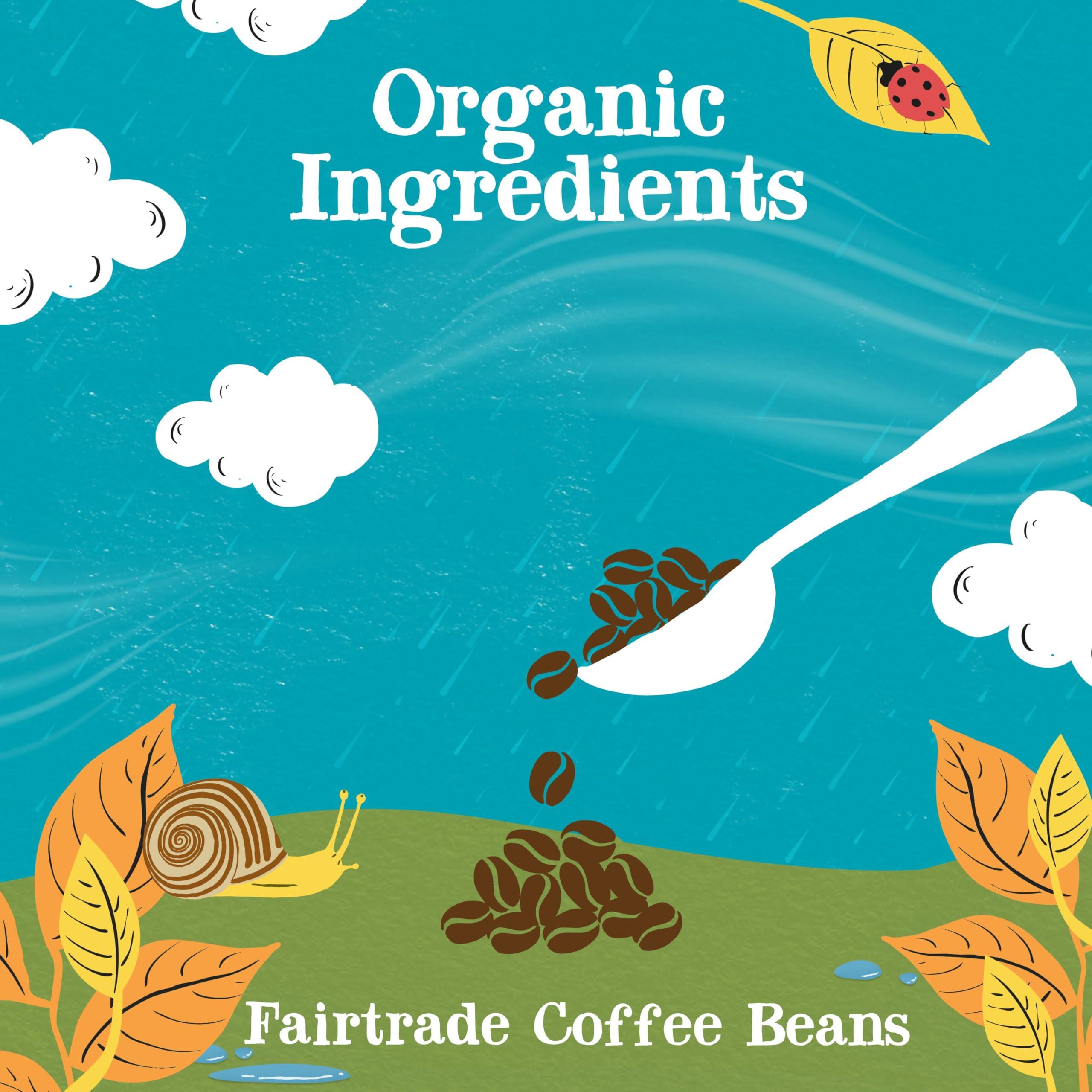 Clipper Natural, Fair & Delicious Clipper Coffee: Organic Latin American Decaf Instant Coffee Medium Roast Coffee, Freeze Dried & Ethically Sourced 100g (3.53oz)